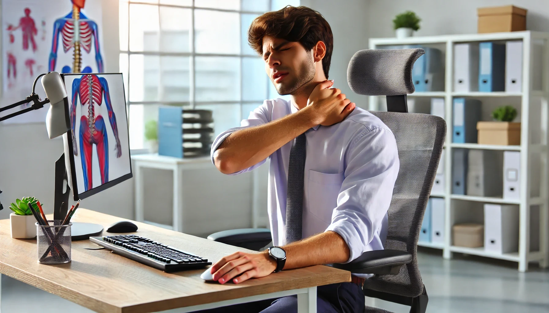 Shoulder and Neck Pain from Desk Work