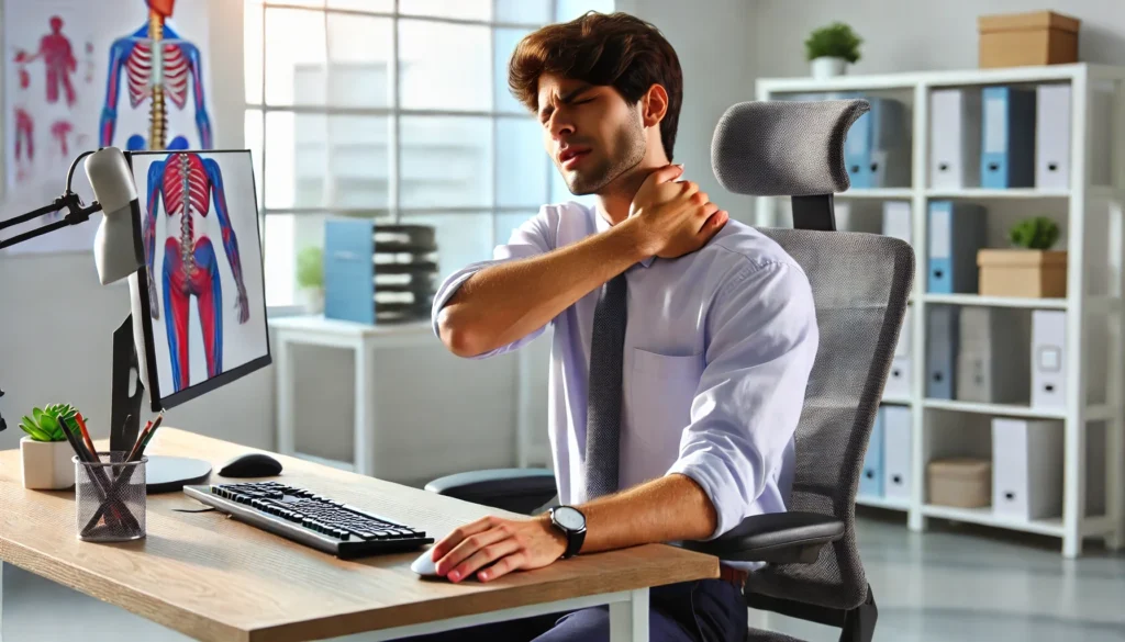 Shoulder and Neck Pain from Desk Work