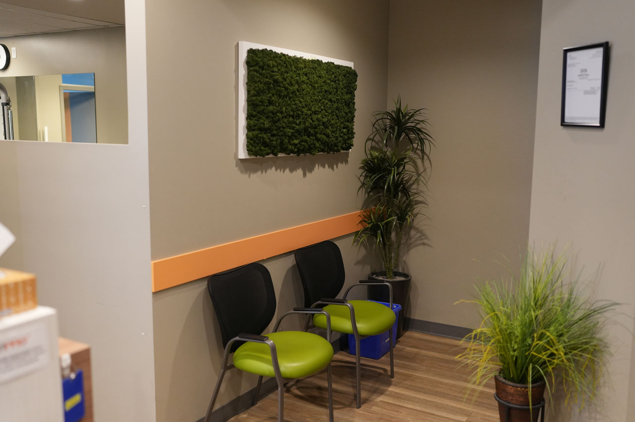 Waiting area at painPRO City Square